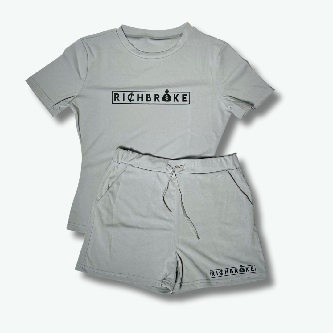 RichBroke T shirt & short set Women