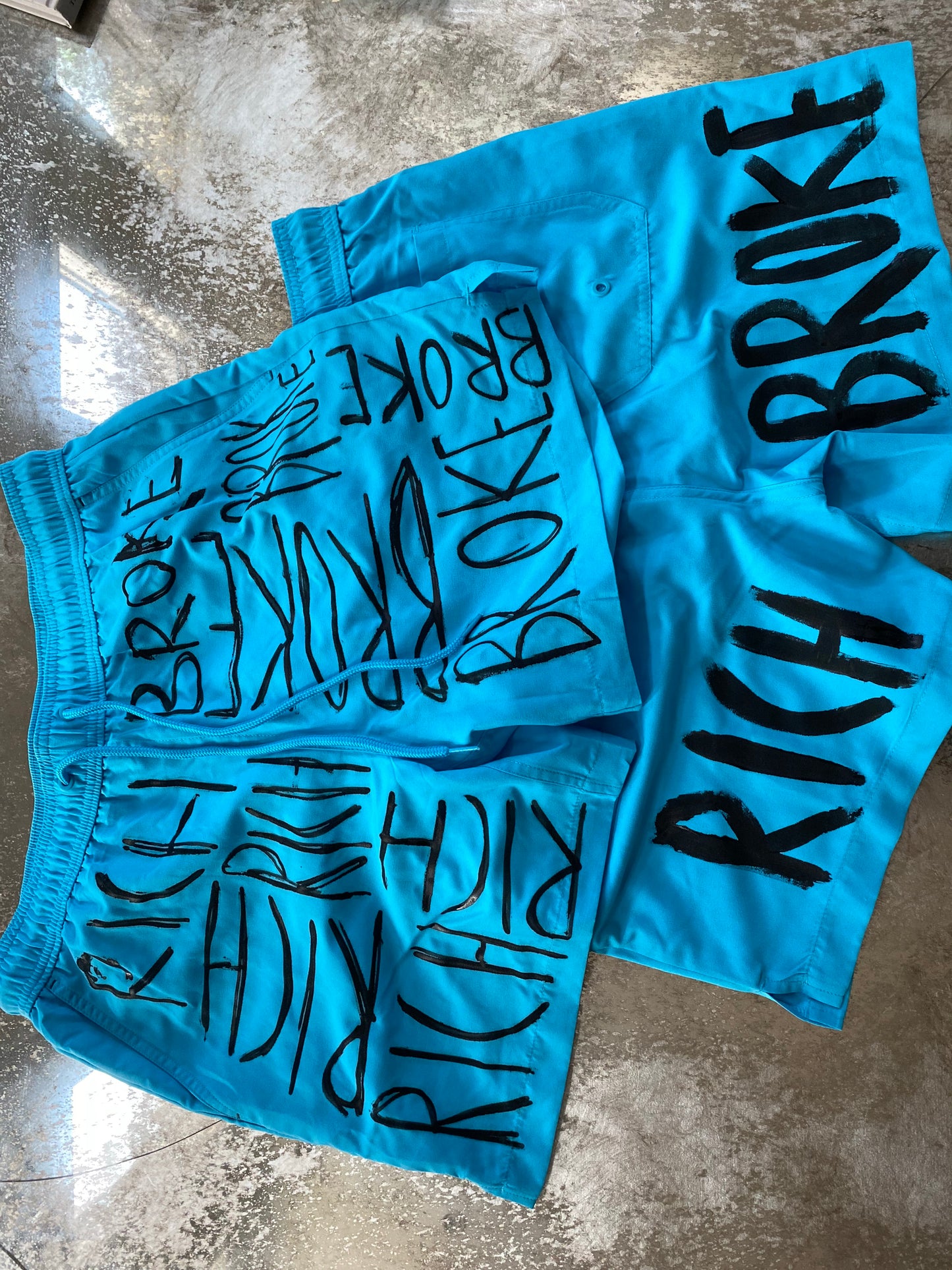 RB PAINTED SWIM TRUNK