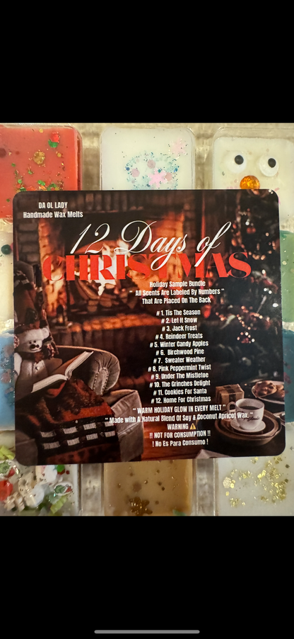 NEW ✨✨ 12 Days of Christmas sample set 🎄🎅🏾❄️❤️ 12 scents !!