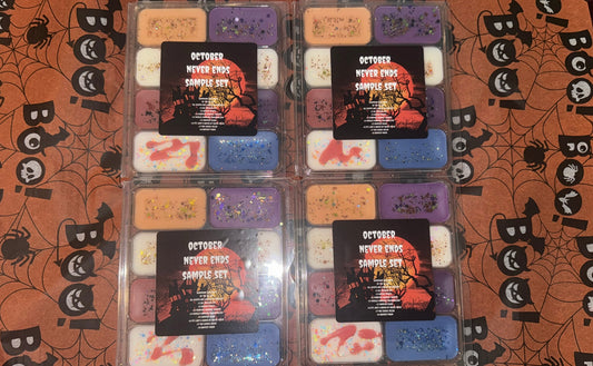 October never ends wax  melt  sample set🎃👻