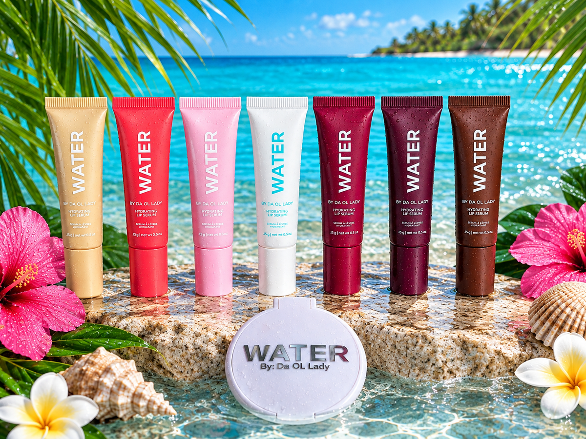 WATER  Hydrating Lip serum jelly gloss (new name same product)🏝️💕